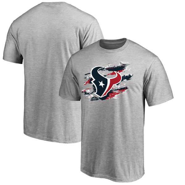Men's Houston Texans NFL Pro Line True Color T-Shirt Heathered Gray,We sell and wholesale Men's Houston Texans NFL Pro Line True Color T-Shirt Heathered Gray on line form chian!